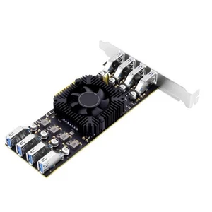 Adaptateur PCI Express USB 3.2 PCI-E Vers Carte D'Extension USB 3.2 8 Ports8497 - Photo 1/6