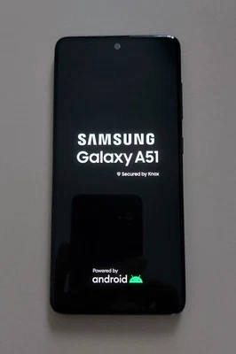 Samsung Galaxy A51 Dual SIM Smartphone 128 GB Schwarz Android Handy ohne Simlock - Bild 1 von 4
