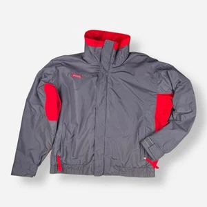 Vintage Columbia Bugaboo Jacket Mens Large Gray Red Ski Outdoors 90s No Lining - Picture 1 of 12
