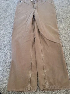 Carhartt Pants Mens 38x34 Carpenter Original Dungaree Fit Canvas - Picture 1 of 9
