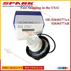 Tapa de gasolina de llenado de combustible EE. UU. con correa 52030377AB para Ram Jeep Dodge Chrysler  - Imagen 1 de 8