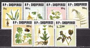 Albania Correo 1976 Yvert 1650/56 ** Mnh Flores - Imagen 1 de 1