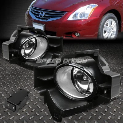 PARA 10-12 NISSAN ALTIMA 4 PUERTAS LENTE TRANSPARENTE PARACHOQUES CONDUCCIÓN LUCES ANTINIEBLA CON INTERRUPTOR Foto 1 de 4