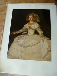 Velazquez Die Infantin Maria Teresa Portrait Druck Vintage Abrams Kunst - Bild 1 von 3