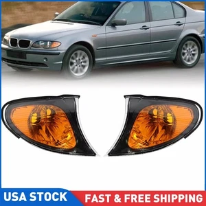 Yellow Corner Light Turn Signal Lamp For BMW 2002-2005 E46 4D/5D Sedan 325i - Picture 1 of 9