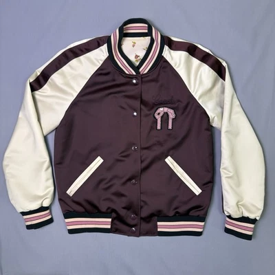 Chaqueta Bomber Coach Floral Reversible Recuerdo Mujer Mediana Acolchada Satén Foto 1 de 4