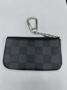 Louis Vuitton Pochette Clés Key Pouch in Damier Graphite - Picture 1 of 5