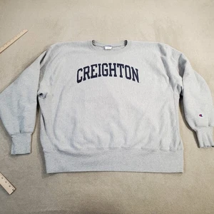 Sudadera Creighton Bluejays Champion tejido inverso para hombre 3XL XXXL gris pulóver - Imagen 1 de 8