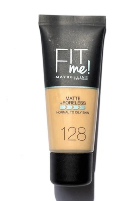 Maybelline Fit Me Matte+Poreless Normal To Oily Skin Foundation 128 Warm Nu 30ml - Bild 1 von 2