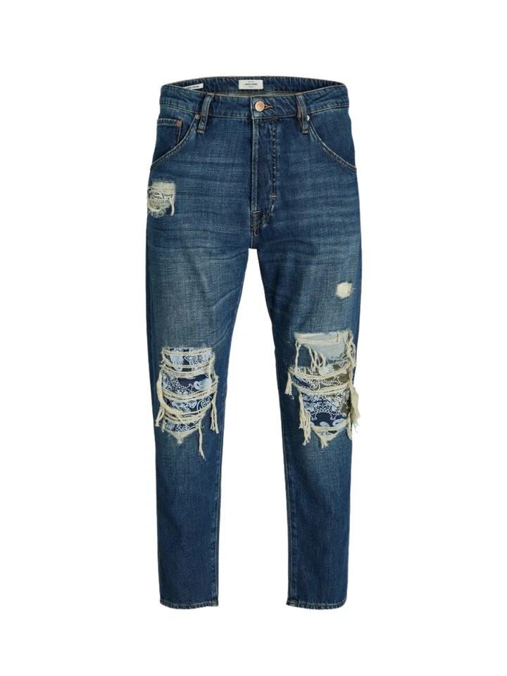 Vaqueros Jack&Jones de Hombre de Tela 100% Algodón, Color Denim Azul Modelo - Imagen 1 de 1