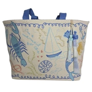 Spartina 449 Beach Tote Overboard NEW - Picture 1 of 16