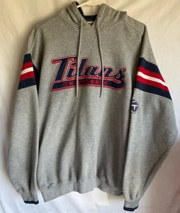 Vintage NFL Tennessee Titans Lee Sport Sweatshirt Hoodie L grau bestickt - Bild 1 von 6