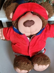 HANK Spitball Baseball 14" FURSKINS 1980s Cabbage Patch Kid Bear Xavier Roberts - Bild 1 von 11