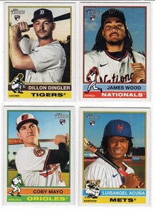 2025 Topps Heritage 4 Card Rookie Lot - Picture 1 of 2