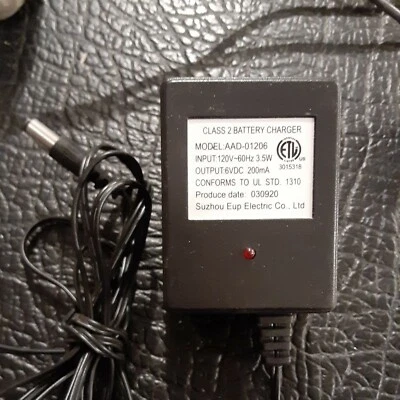 Cargador de Batería Suzhou AAD-01206 6v DC Envío Gratis  Foto 1 de 2