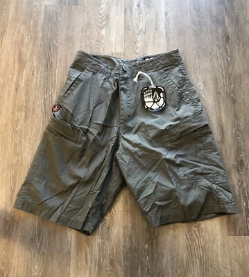 NEW VOLCOM VINTAGE 90’S WAKEBOARD GOLF MX SKATEBOARD SNOW SURF CARGO SHORTS 28 - Image 1 of 4
