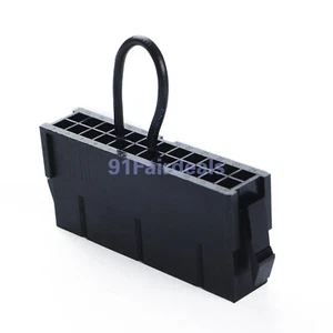 24 Pin Female ATX PSU Power Connector Starter Tester Start up Jumper Bridge - Picture 1 of 8