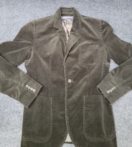 Ralph Lauren Blazer Womens 10 Corduroy Brown Sports Jacket Blue Label One-Button - Picture 1 of 15
