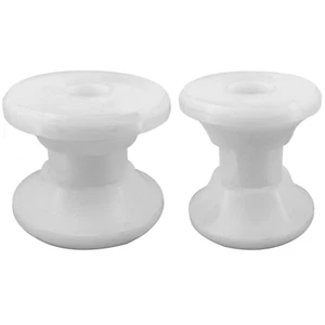 ISURE 2PCS Boat White Water White Delrin Bow Anchor Roller Replacement Fittings - Picture 1 of 7