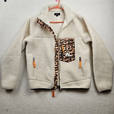 Sherpa Zip Up Small Aire Libre Avenue Ivory with Gila Monster print Polyester - Image 1 of 4
