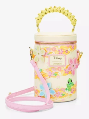 Bolso Bandolera Loungefly Disney Enredado Rapunzel Pelo Dorado - NUEVO con Etiquetas Foto 1 de 4