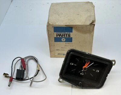 Dodge Plymouth Fury Polara Monaco 1972 tablero cuadro de instrumentos reloj 3592096 nuevo de stock Foto 1 de 4