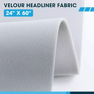 60"W×24"L Car Headliner Fabric for Automotive RV Boat Interior Roof Replacement - Picture 1 of 8