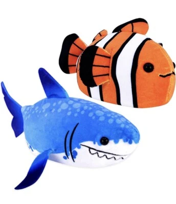 ZhuZhu Acuario Tiburón Azul🦈 y Pesca Payaso 🌊🦀🐙¡Nuevo! Envío gratis Foto 1 de 4