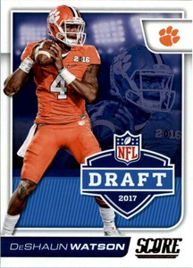 2017 Score NFL Draft #3 Deshaun Watson - NM-MT
