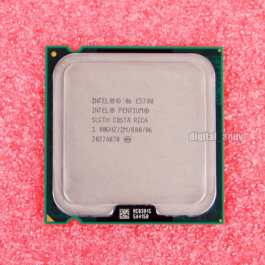 Intel Pentium Dual-Core E5700 3 GHz CPU Processor SLGTH LGA 775 - Image 1 of 1