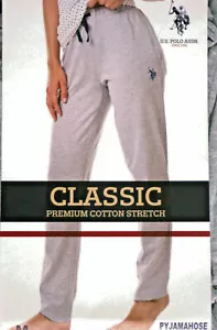 U.S. Polo ASSN. Pyjamahose Damen Größe Grau Schlafhose Home Wear Hausanzug XL - Bild 1 von 1