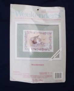 Kit de punto de cruz innumerables Weekenders Wonderment Kitten 7" x 5" # 02721 sellado - Imagen 1 de 8