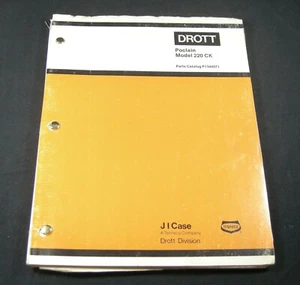 CASE DROTT Poclain 220 CK Crawler Excavator Parts Manual Book S/N P1344071 - Picture 1 of 4