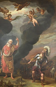 The Captain of God's Army Appearing to Joshua 75cm x 49cm Canvas Print - Bild 1 von 1