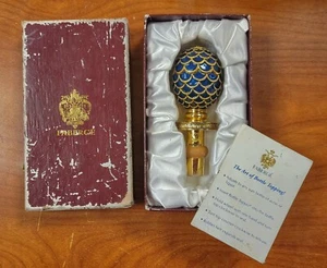 Blue Faberge Coronation Bottle Topper - Picture 1 of 1