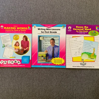 3 books: Guess the Covered Word, Writing Mini-Lessons, Making Words for 1st Gr. - Image 1 of 4