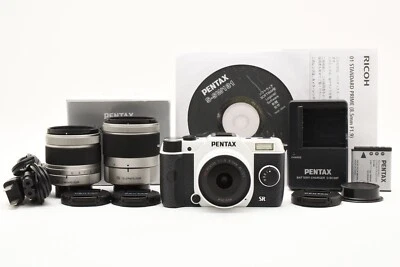 Sc1399 Pentax Q10 Bianco Nero Ordine Colore Fotocamera Digitale 3 Lente #2425238 - Bild 1 von 4