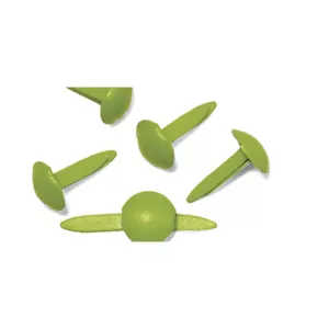 Attaches parisiennes Rond, 4+8 mm, boîte blister 75 pces, vert clair - Imagen 1 de 1