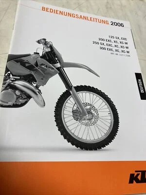 KTM 125 200 250 300 EXC XC Xc-w 2006 Manuale Utente Manuale Pacco - Immagine 1 di 4