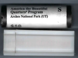 2014-S Brilliant Uncirculated Arches National Park Quarter Coin Roll! - Picture 1 of 3