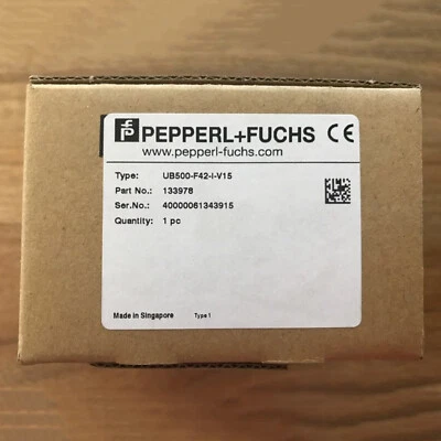 UB500-F42-I-V15 New PEPPERL+FUCHS P+F Ultrasonic Sensor - Image 1 of 4