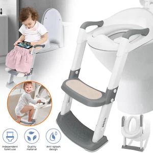 Toilettentrainer Toilettenaufsatz WC Sitz Toilettensitz mit Treppe für Kinder - Bild 1 von 12