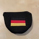 Masters Germany Golf Putter Cover Black Head Cover Mallet 2-Ball National Flag 