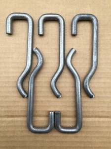 Universal Muffler Pipe Exhaust Bent Rod Hanger Rod Bracket-5 Pcs - Picture 1 of 2