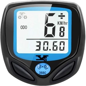 Fahrradcomputer Digital Drahtlos Fahrradtacho Wasserdicht Kabellos Kilometer - Bild 1 von 7