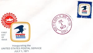1971 7/1/71 WEST PALM BEACH FL WEST SIDE STA #1396 USPS FDC w/ CACHET + UNLISTED - Picture 1 of 1