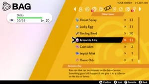 Pokemon Sword & Shield Armorite Ore - Picture 1 of 2