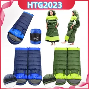 Outdoor Schlafsack Winter Mumienschlafsack Campingschlafsack Feldbett Camping DE - Bild 1 von 43