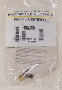 NEW Genuine OEM Whirlpool 49572A Roper Dryer Liquid Propane Gas Conversion Kit - Picture 1 of 5