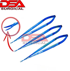 3Pcs Kamiyama Micro Scissors Plasma Coated 18cm Straight Handle Neurosurgery - Picture 1 of 3